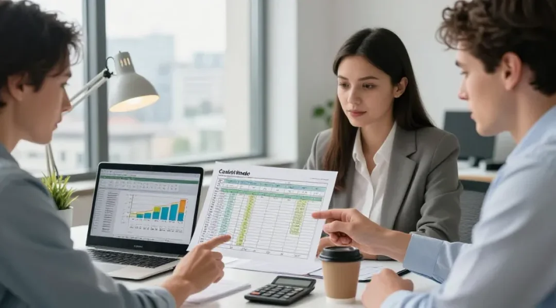 excel tableau de trésorerie