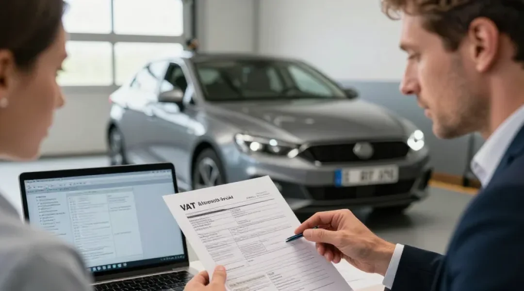tva sur véhicule occasion importé professionnel